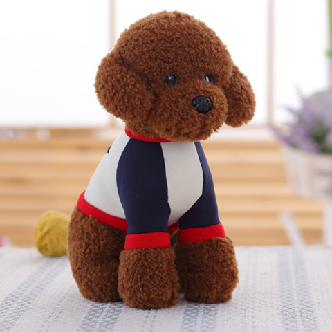 Teddy dog with t-shirt for kids toy